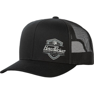 Harddrive Shield Hat Black Os