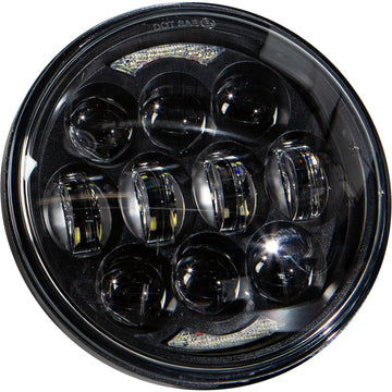 Led Headlight 5.75" 80w Black 4000/2200 Lumens