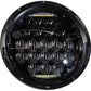Led Headlight 7" 90w Black 3500/2400 Lumens