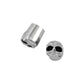 Valve Stem Caps Center Stem Chrome Skull Pr