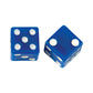 Valve Stem Caps Blue Dice Pr