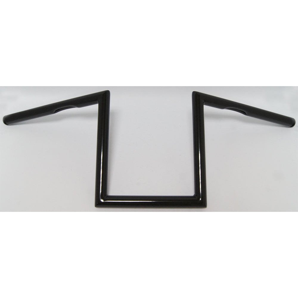 1" Z Bar Dimpled 10" Gloss Black