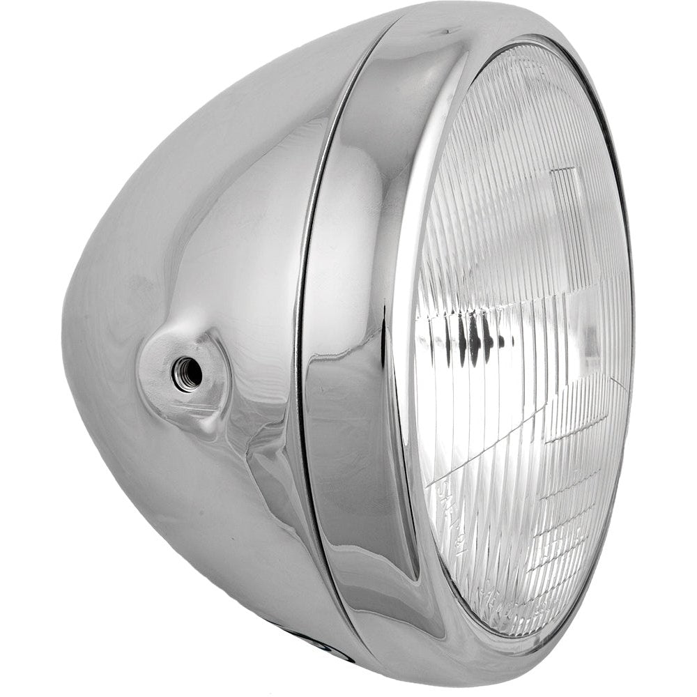 7" Headlight Side Mount 60/55w Chrome