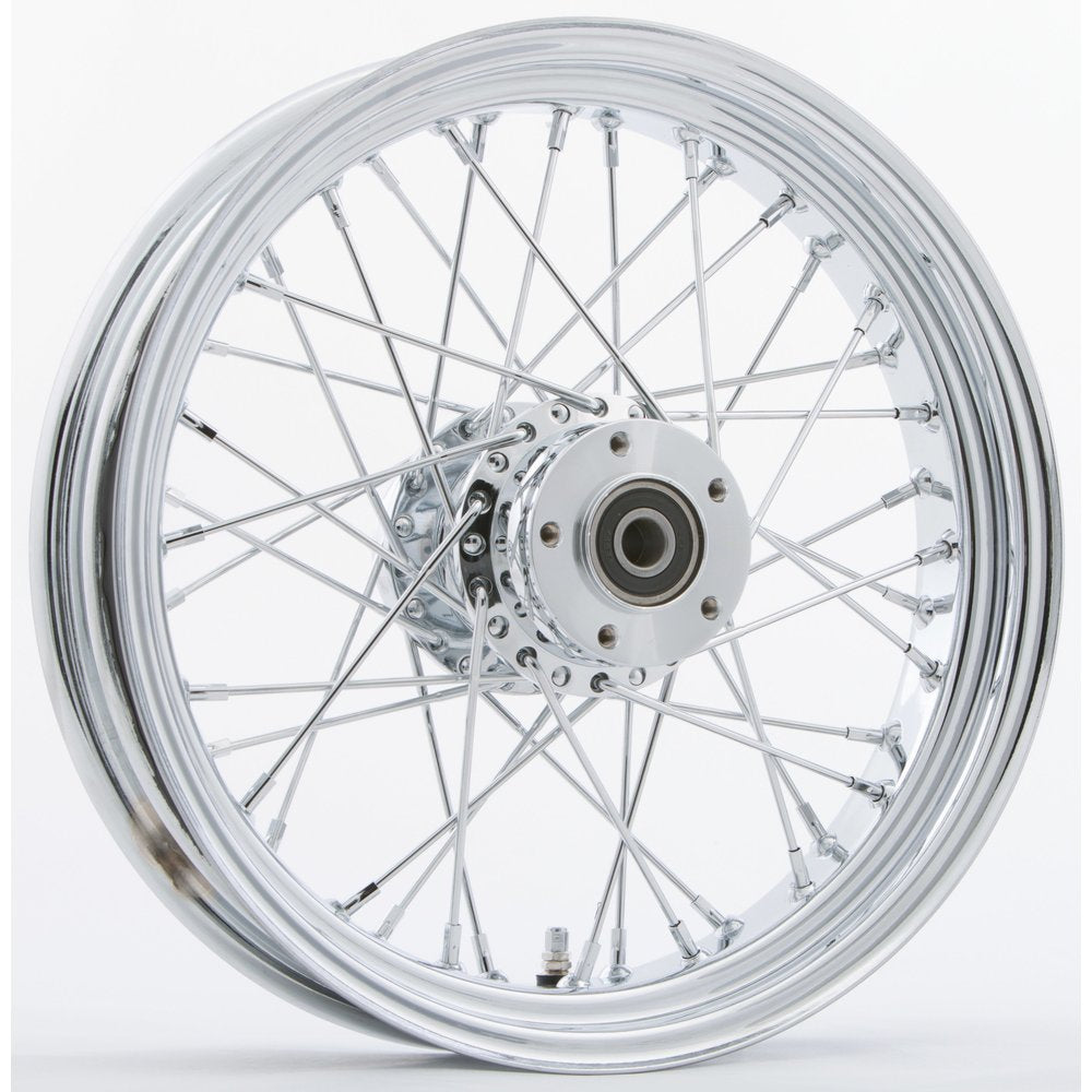 Fr 40 Spk Dd Chrome 16x3.5 Flt Hub 1" Axl 00 Ltr