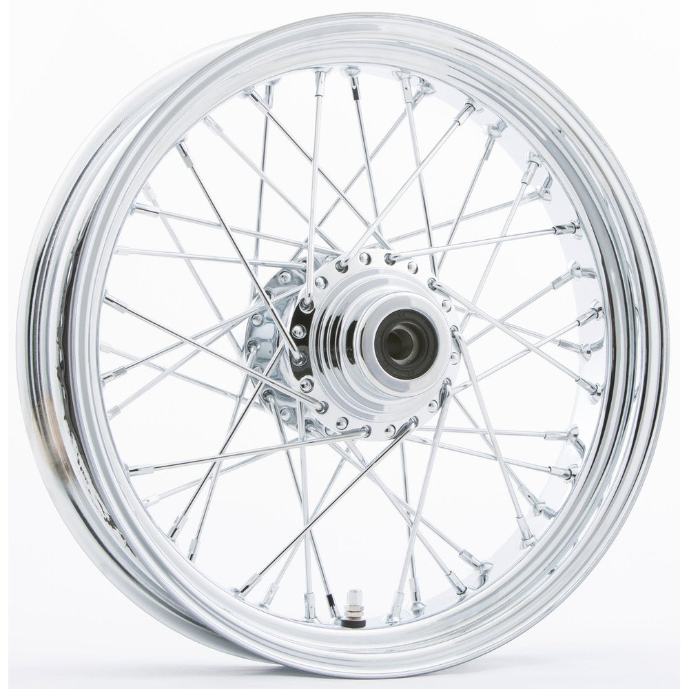 Fr 40 Spk Sd Chrome 16x3.5 Flst Hub 3/4" Axl 00 Ltr
