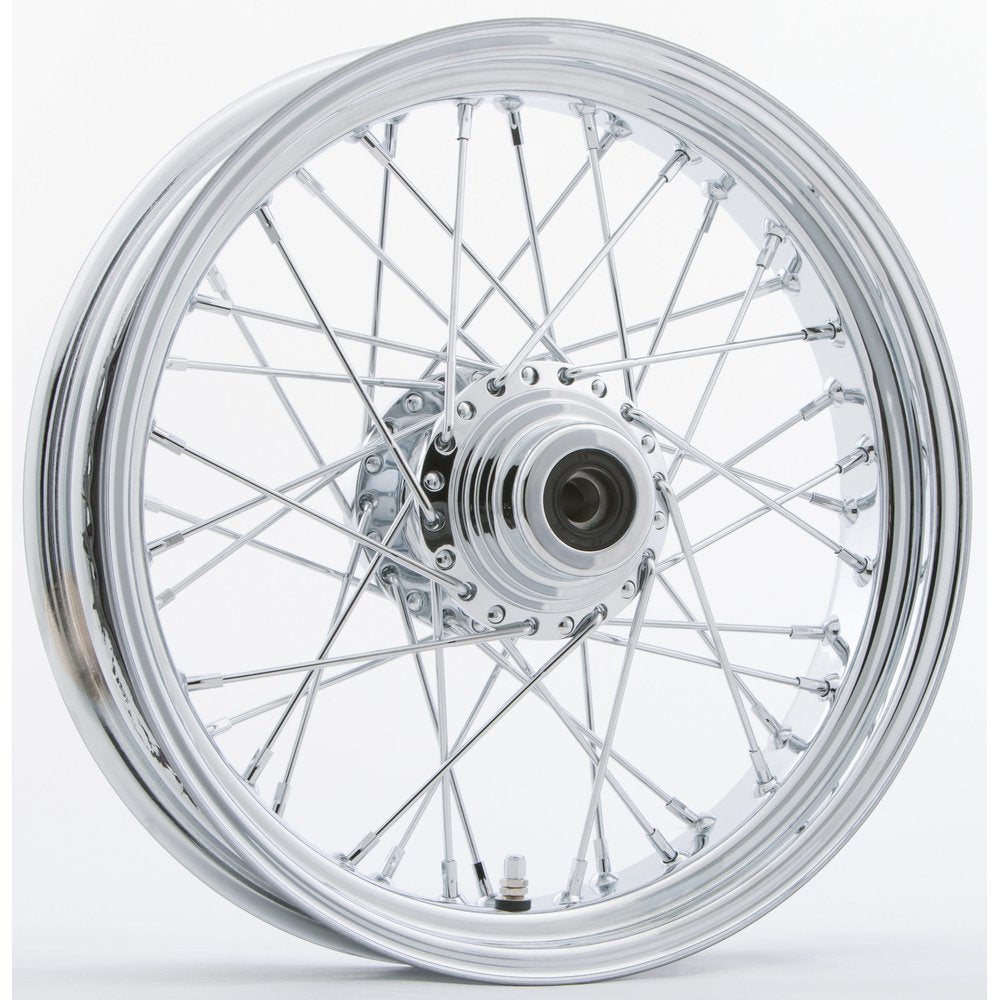Fr 40 Spk Sd Chrome 16x3.5 Flst Hub 3/4" Axl 00 Ltr