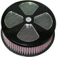 Round Air Cleaner Hp 4 Spoke Black 5 7/8"
