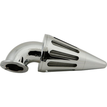 Ram Air Filter Coned Chrome 4.5"X12"