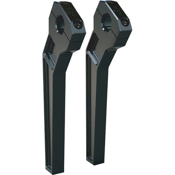 TODD'S CYCLE Risers - Pullback - 1-1/8" Clamping - 10" Rise - Black TD-R22-10B