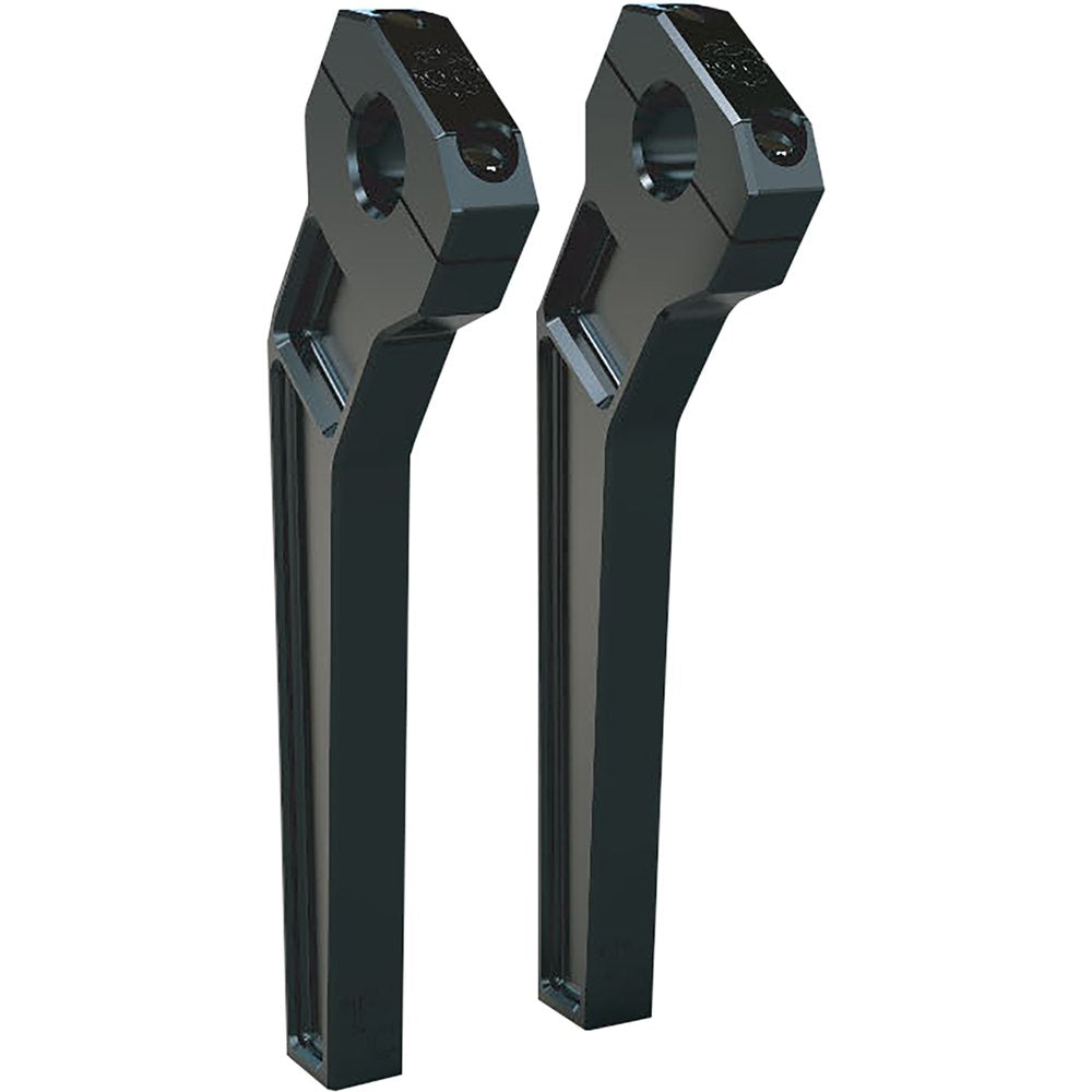 TODD'S CYCLE Risers - Pullback - 1" Clamping - 10" Rise - Black TD-R12-10B