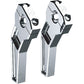 TODD'S CYCLE Risers - Pullback - 1" Clamping - 6" Rise - Chrome TD-R12-06