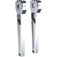 TODD'S CYCLE Risers - 1" Clamping - 10" Rise - Chrome TD-R11-10