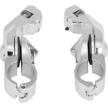 Adj Highway Peg Mnt Kit Short Chrome