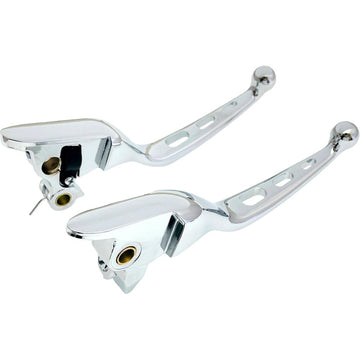 3 Hole Lever Set Chrome Flt `21 22 Cbl Clutch