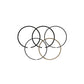Piston Rings 79.96mm Ac/Kaw For Namura Pistons Only