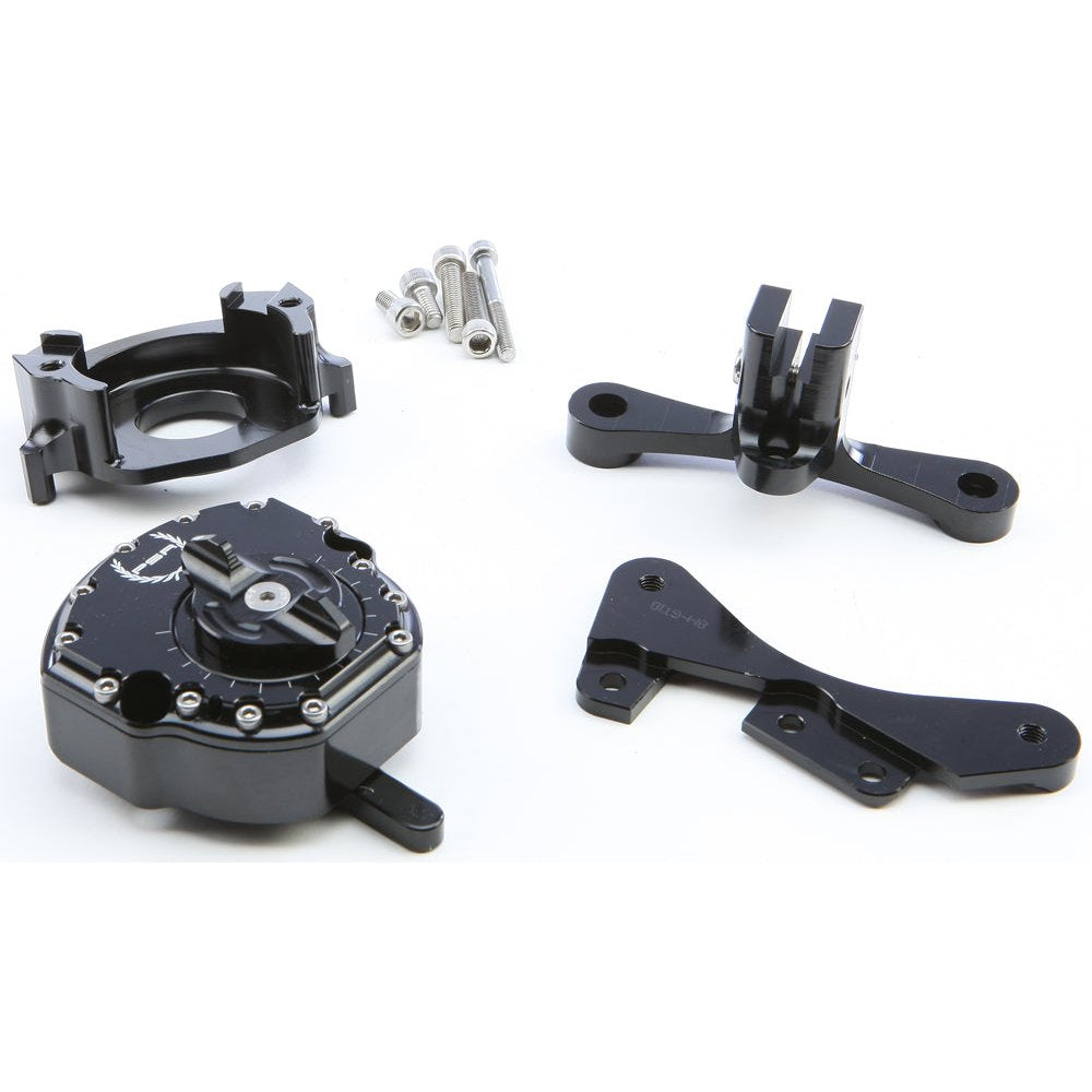 Steering Damper Kit Black Bmw