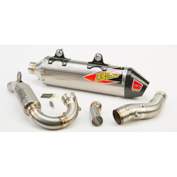 Ti 6 Titanium Exhaust System W/Carbon End Cap