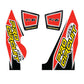 Ti 6 Wrap/End Cap Decal Yz250f Replacement Muffler Stickers