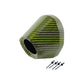 Carbon End Cap Green 1 3/4" I.D.