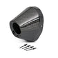 Carbon End Cap 4.5" Hole 1 3/4 Ti5/Ti6 Cap/Rivets