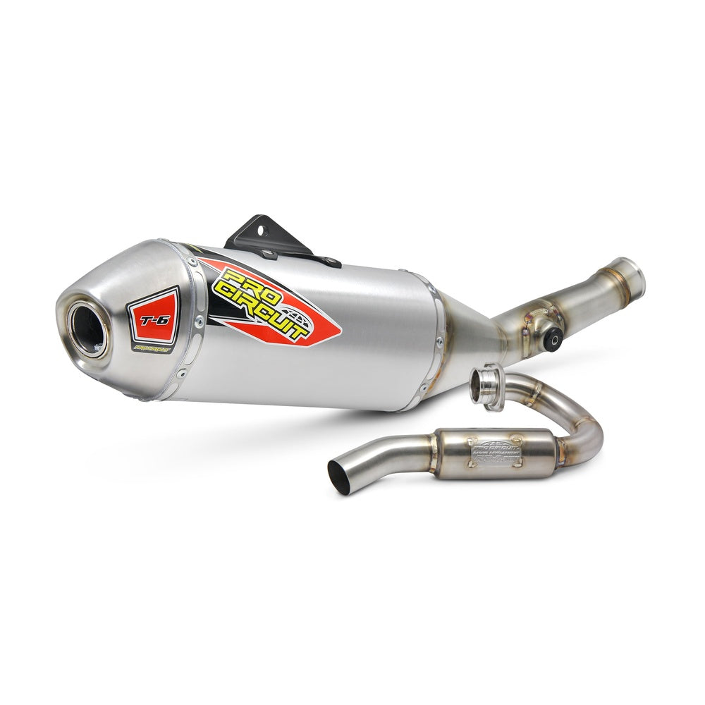 T 6 Stainless Exhaust System Kx450f '16 18