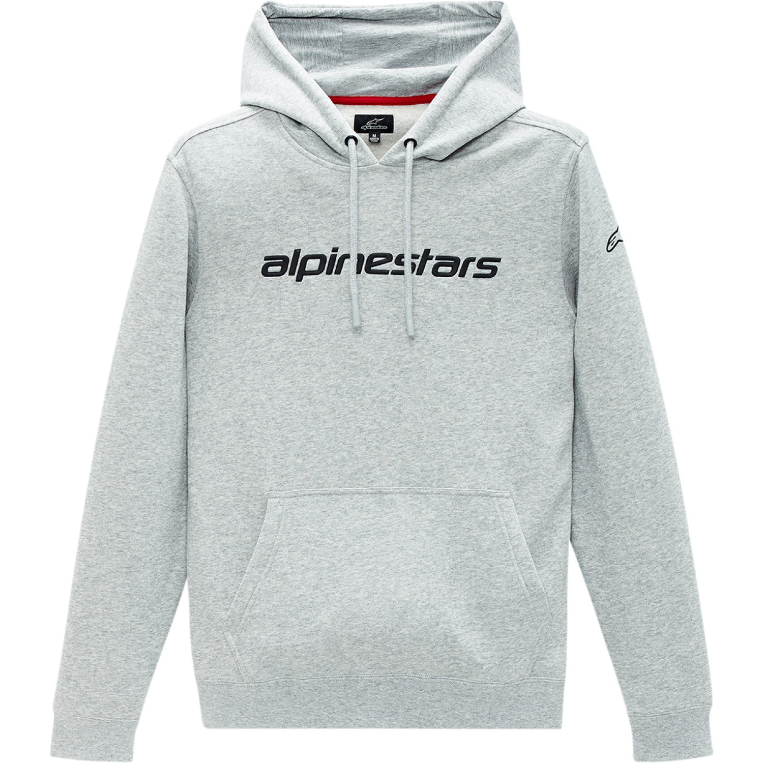 ALPINESTARS Linear Hoodie - Heather Gray/Black - Medium 1213516701026M