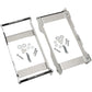 Moose Racing Radiator Braces - Silver - Yamaha 11-159