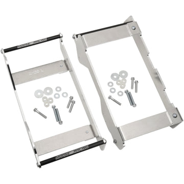 Moose Racing Radiator Braces - Silver - Yamaha 11-159