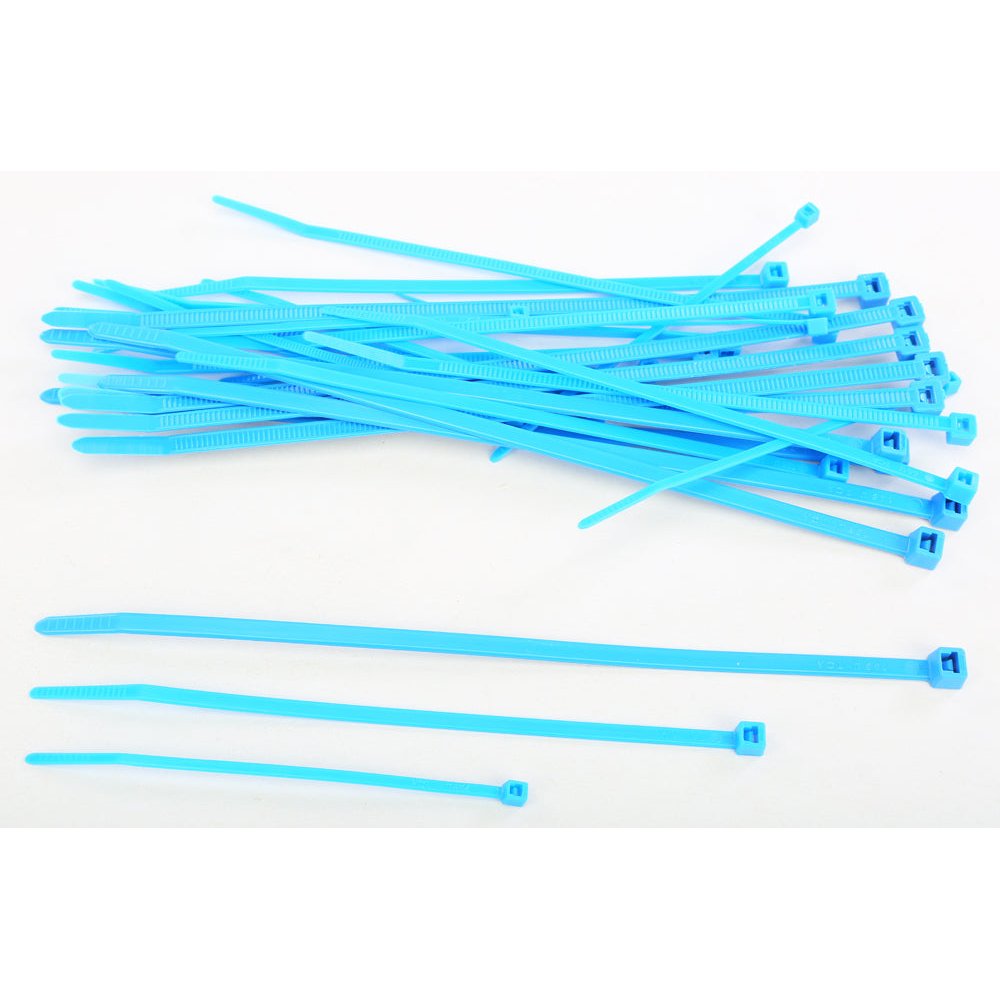 Assorted Cable Ties Blue 30/Pk