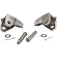 WORKS CONNECTION Foot Peg Mounts - Titanium - CRF 20-520