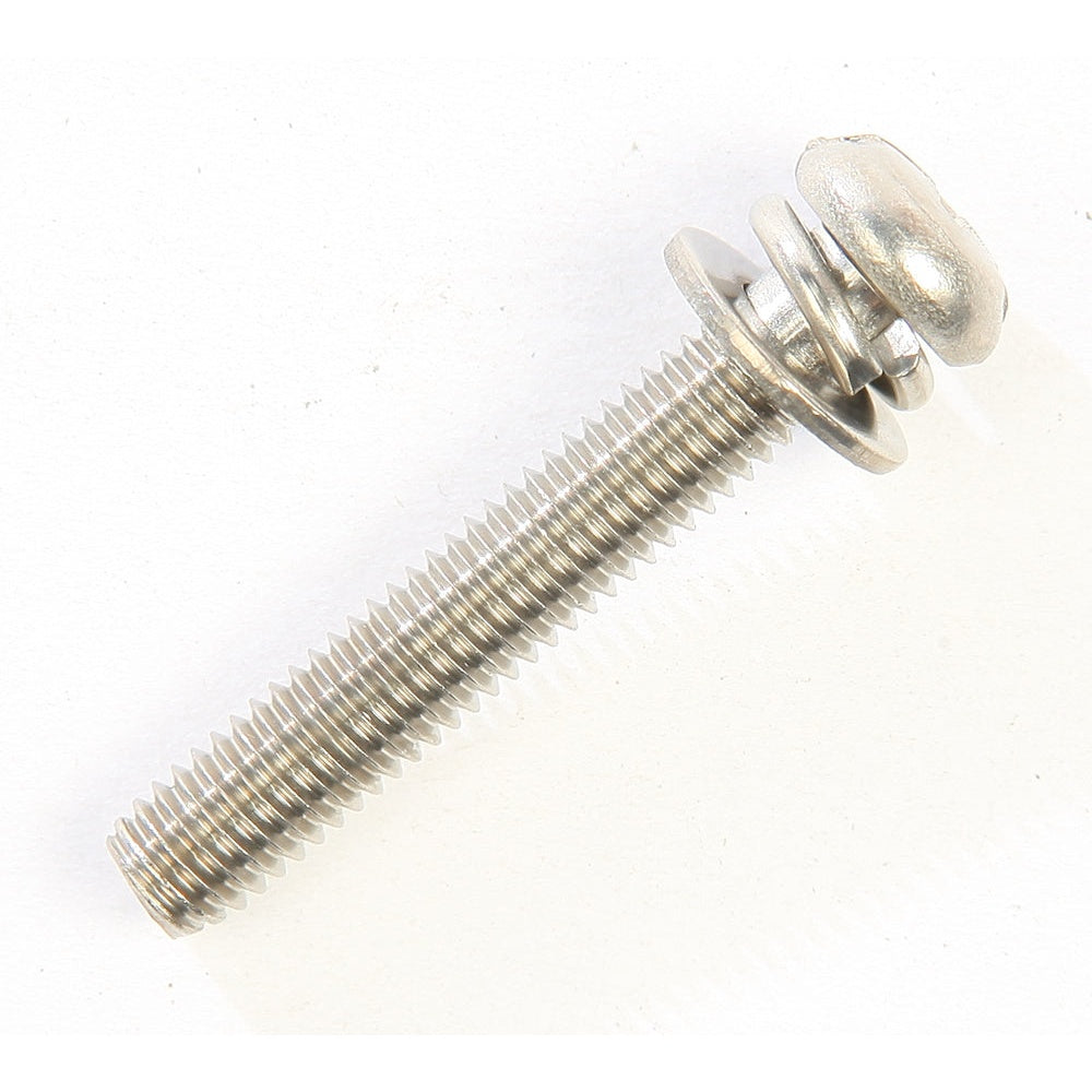 Stainless Screw W/2 Washers 30 Mm