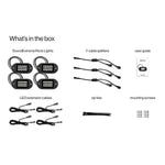 X4 Rock Lights X4 24 Led Rock Light + Cable
