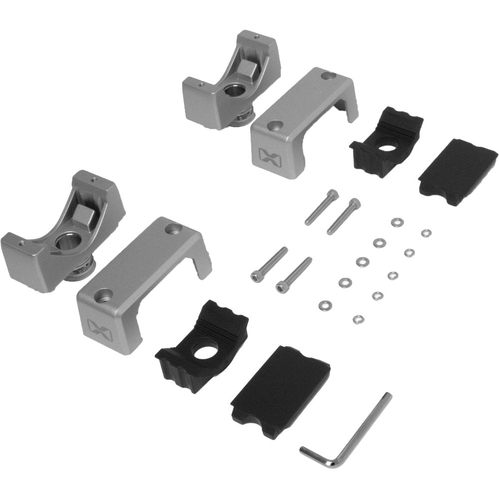 Tower Speaker 1.0" To 1.5" Square Tube Silver