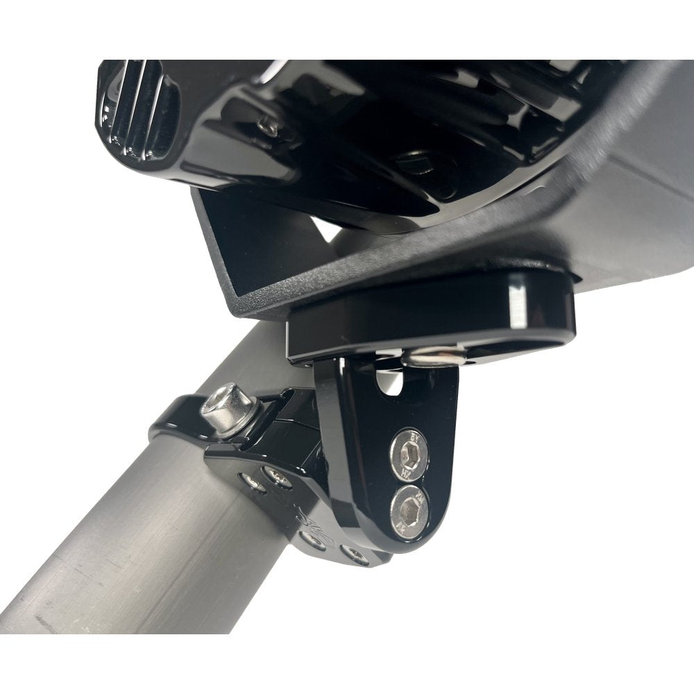 Large Base Adjustable Light Mount Black