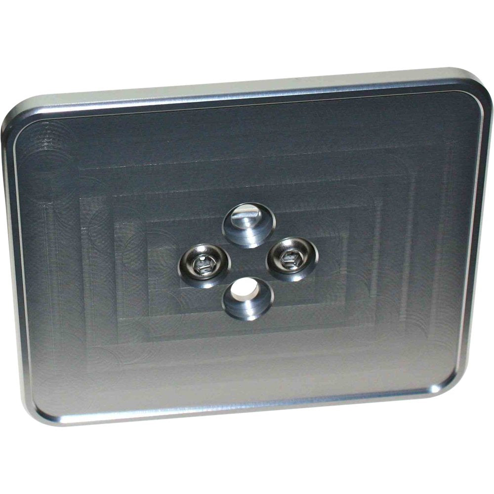 Registration Sticker Plate Large 3.8' X 3.06' Silver