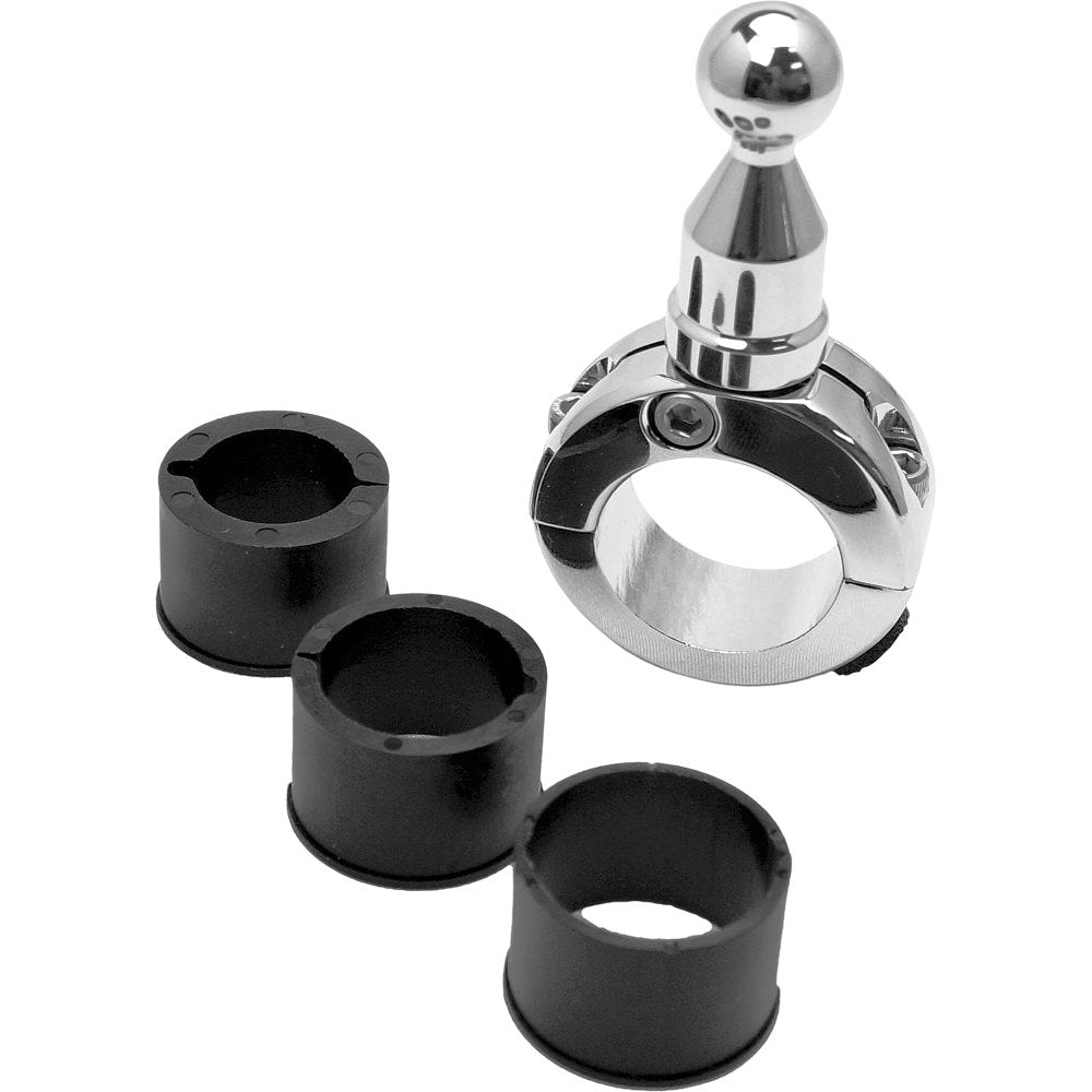 4g Handlebar Mount Chrome 7/8" 1 1/4"