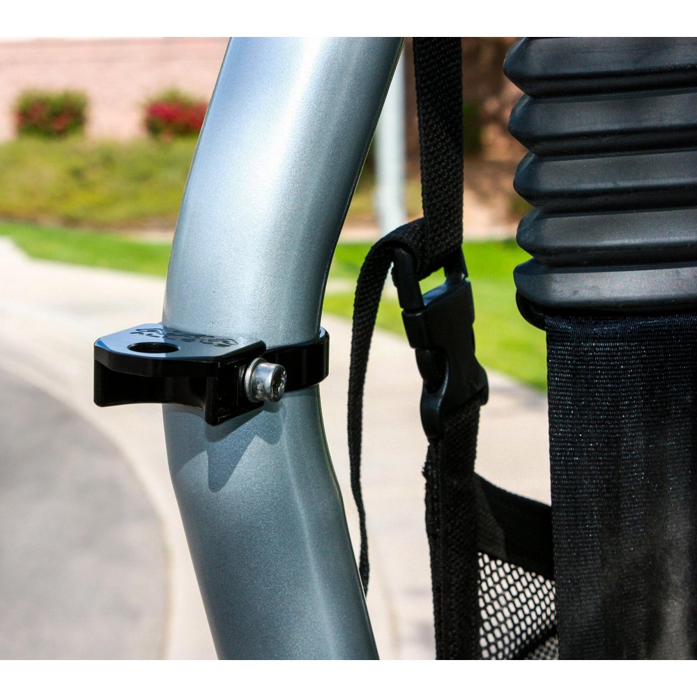 Vertical Whip Mount .5" Black 1 Clamp Needed