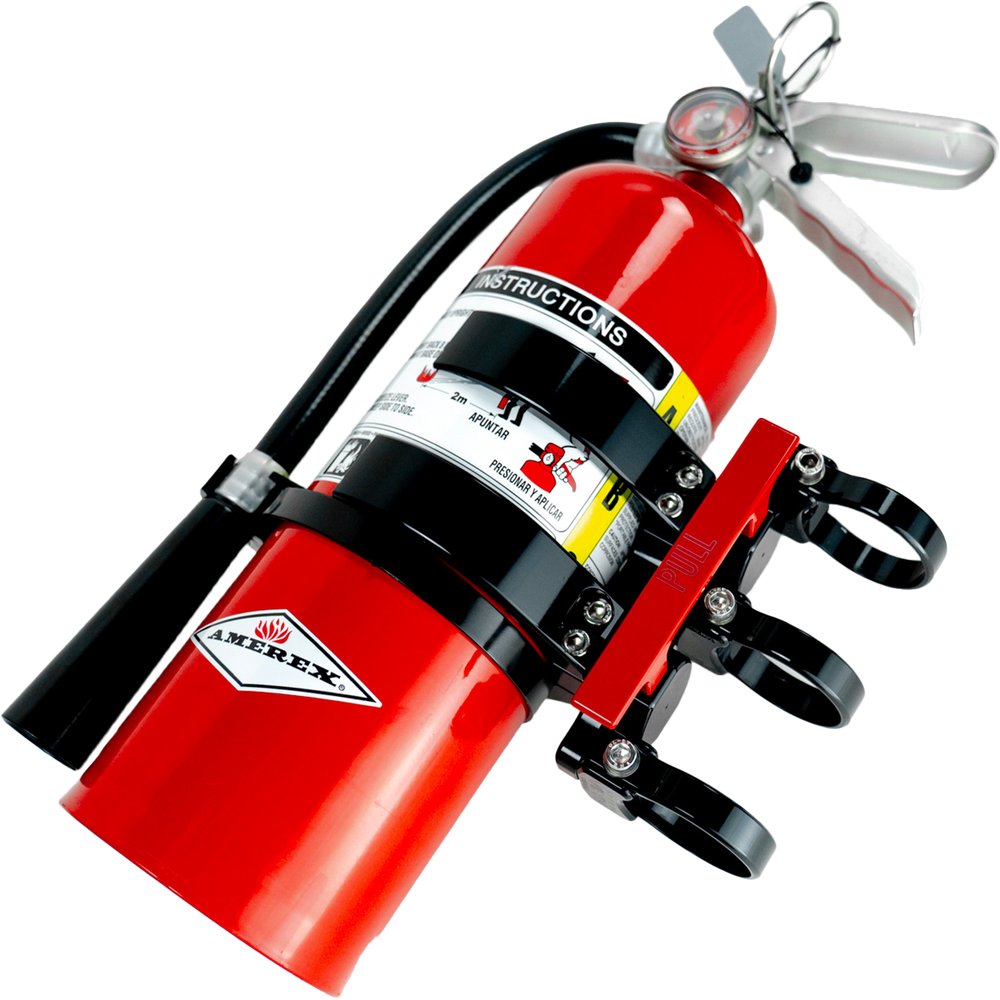 Quick Release Fire Mount For 5lb Amerex  Black