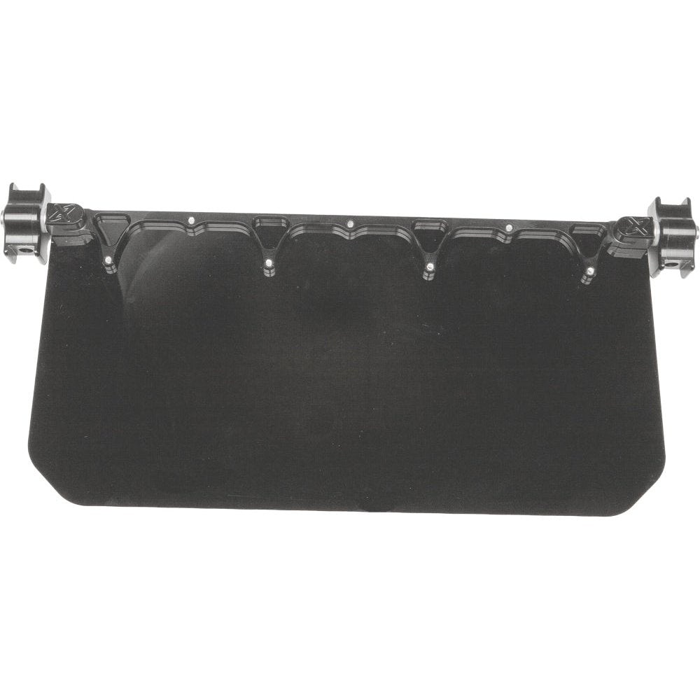 12" Sun Visor Solid Black 2 Clamp Mounts Needed