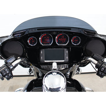 4 Piece Red Led Gauges `14 22 Flht Flhx Fltr