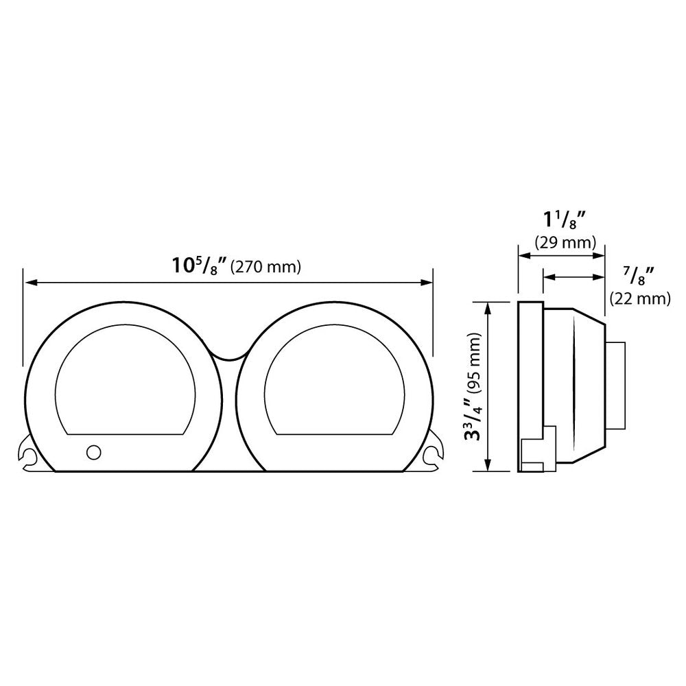 4 Piece Red Led Gauges `14 22 Flht Flhx Fltr