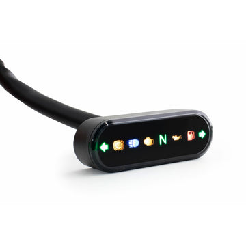 Indicator Light Display Meter Black