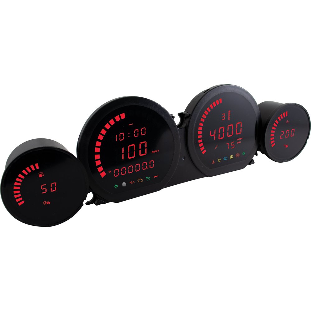 Led Gauges Red `14 18 Touring Models