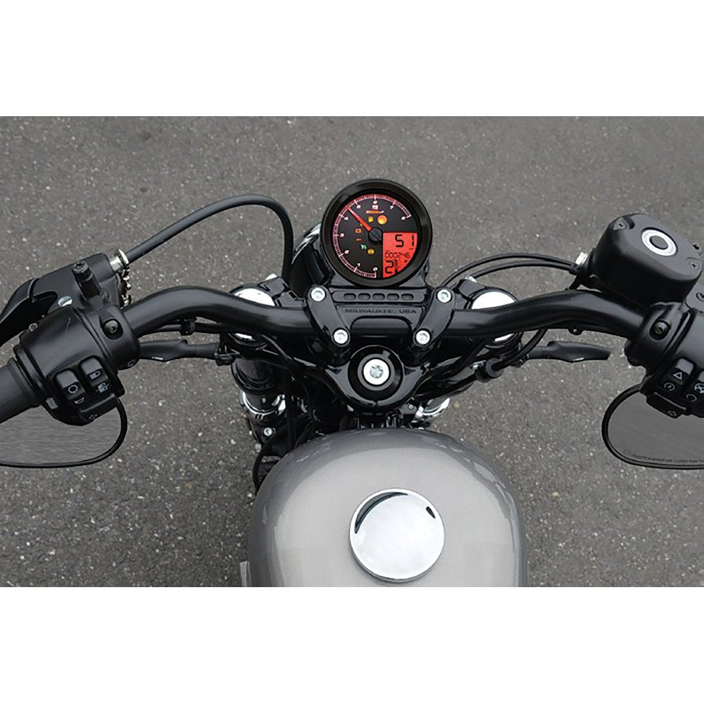 Speedo / Tach Blk Bezel Lcd Color Change Display