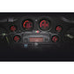 Hd 02 Series Gauge Kit Black Bezel Oil Temp