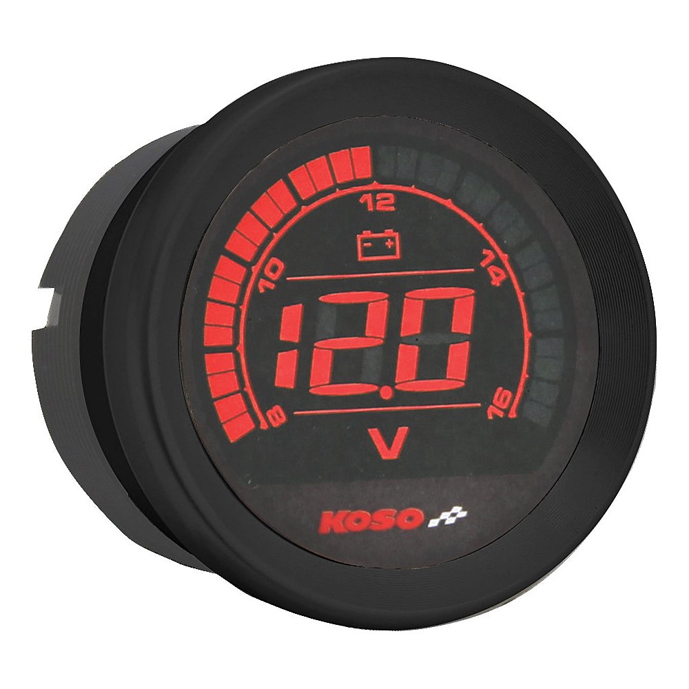 Hd 02 Series Gauge Kit Black Bezel Oil Temp