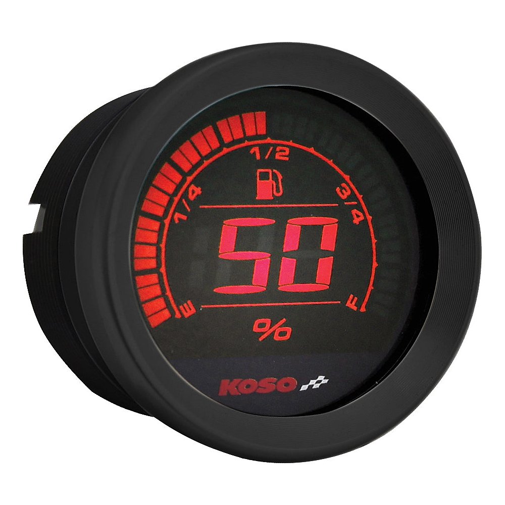 Hd 02 Series Gauge Kit Black Bezel Oil Temp