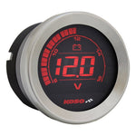 Hd 02 Series Gauge Kit Silver Bezel Oil Temp