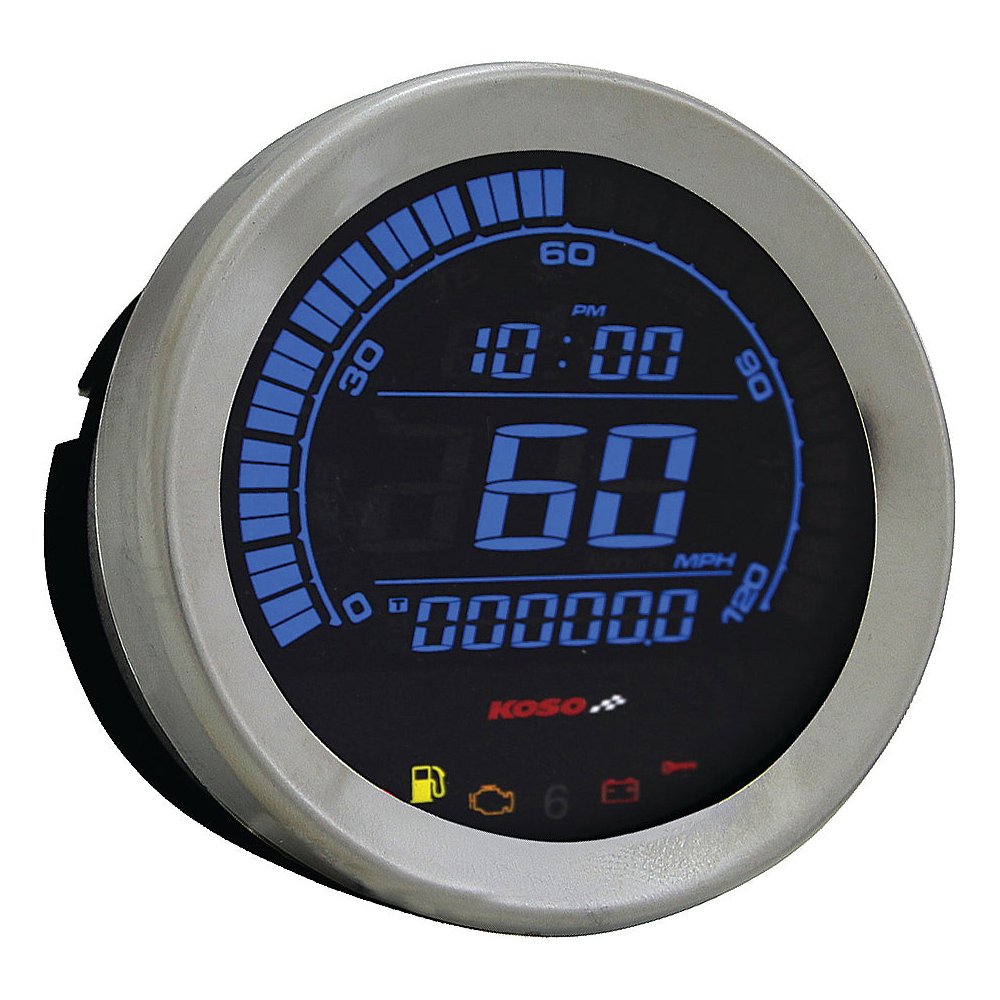 Digital Gauge Cluster Silver Bezel 04 13 Flht And Fltr