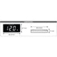 Super Slim Temperature Gauge Blue Display